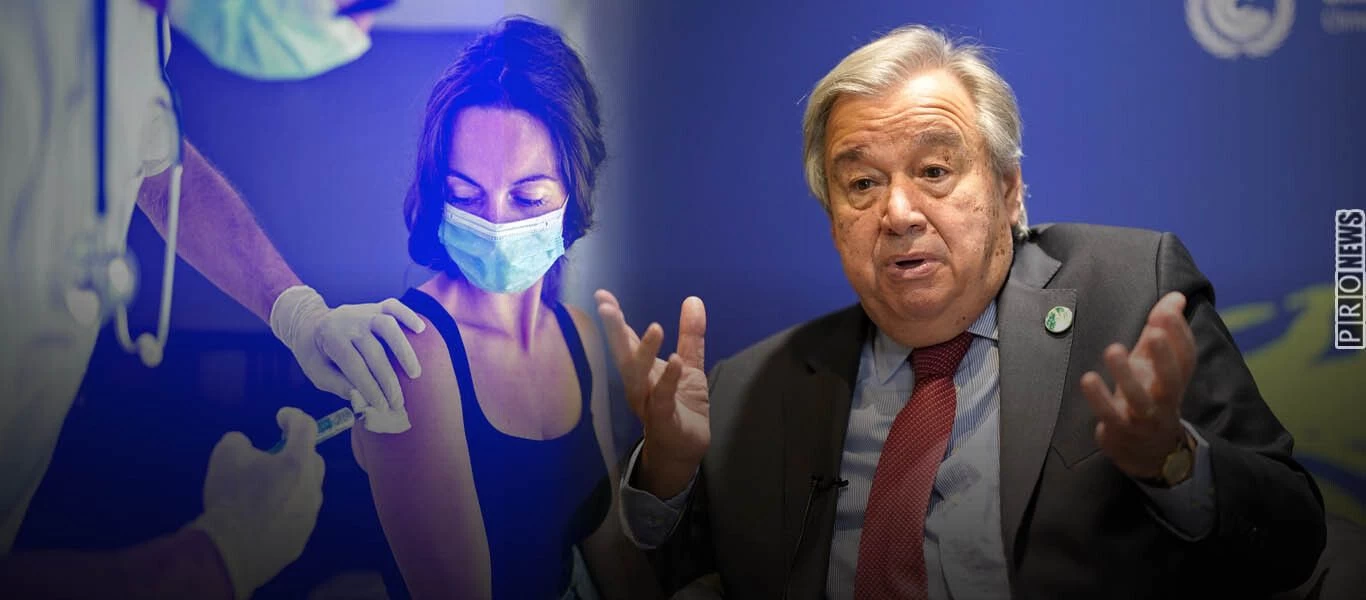 ΓΓ του ΟΗΕ στο Νταβός: «Αν δεν καταφέρουμε να εμβολιάσουμε κάθε άνθρωπο θα παραλύσουν βίαια η ζωή και οι οικονομίες»